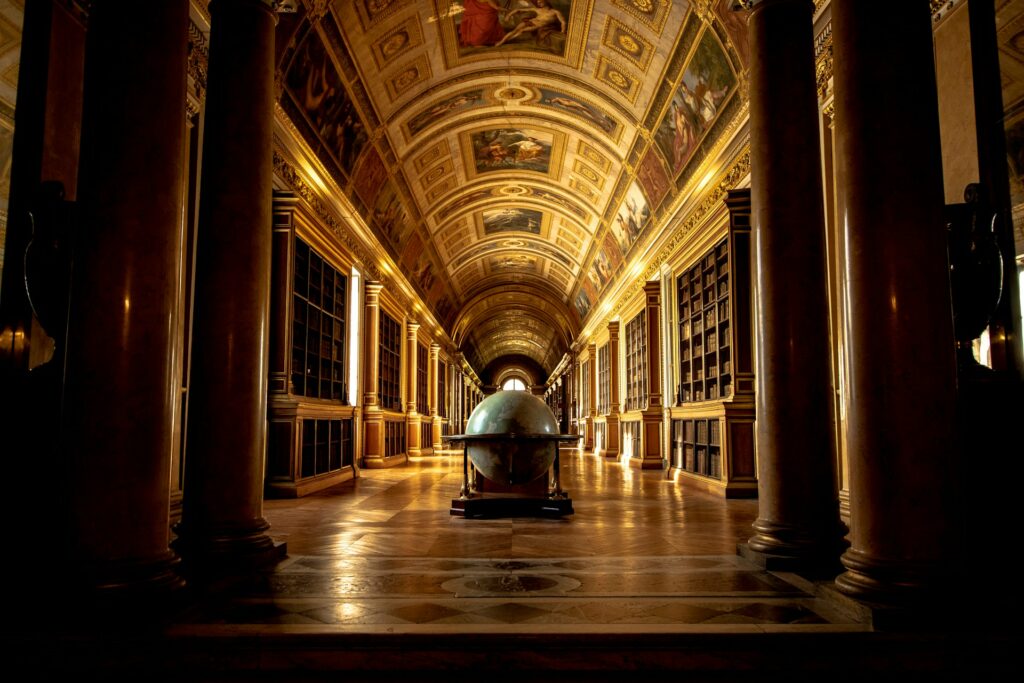 hall château de Fontainebleau