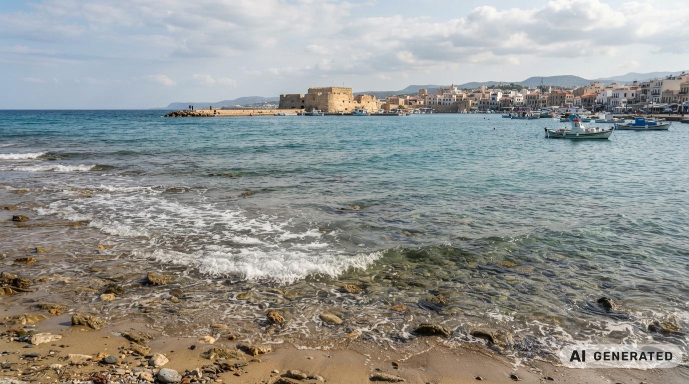 Héraklion plage : les criques préservées à moins d&rsquo;une heure que les guides ne montrent pas